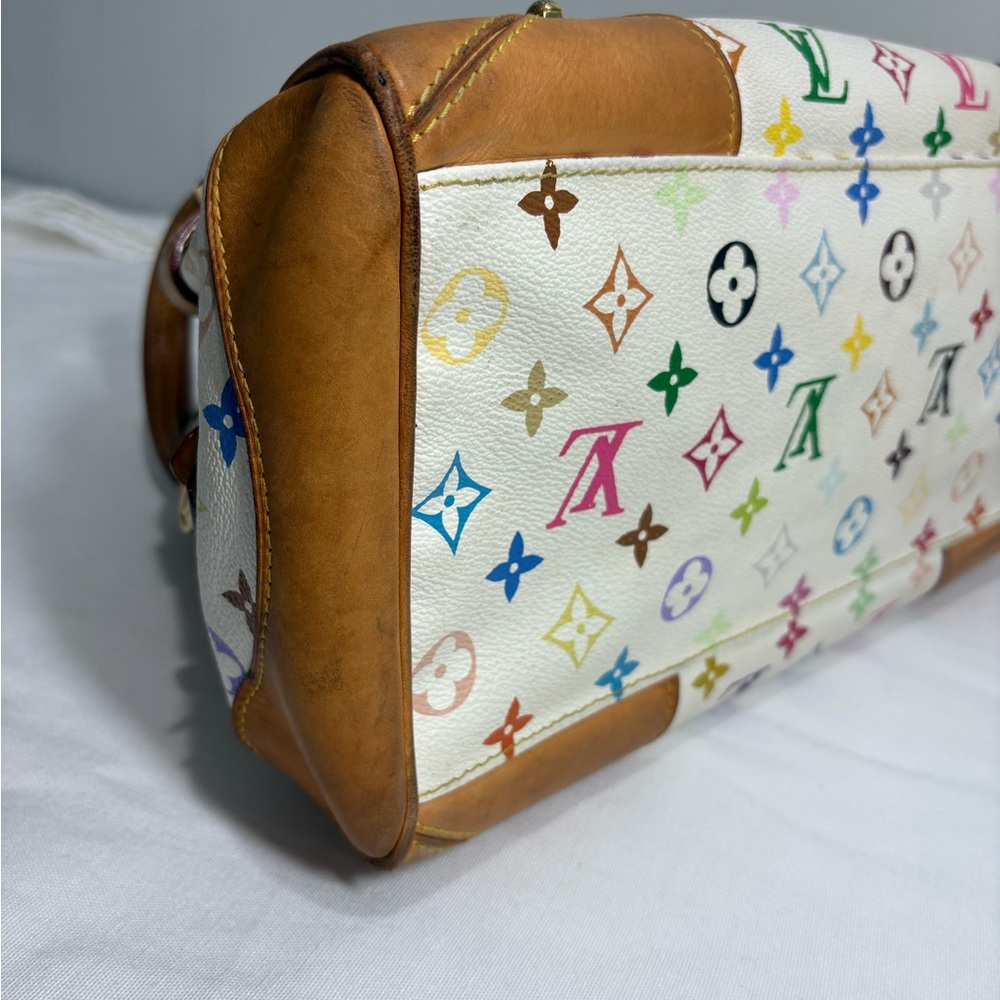 Authentic LOUIS VUITTON Claudia multicolor handbag with certificate - Picture 9 of 15